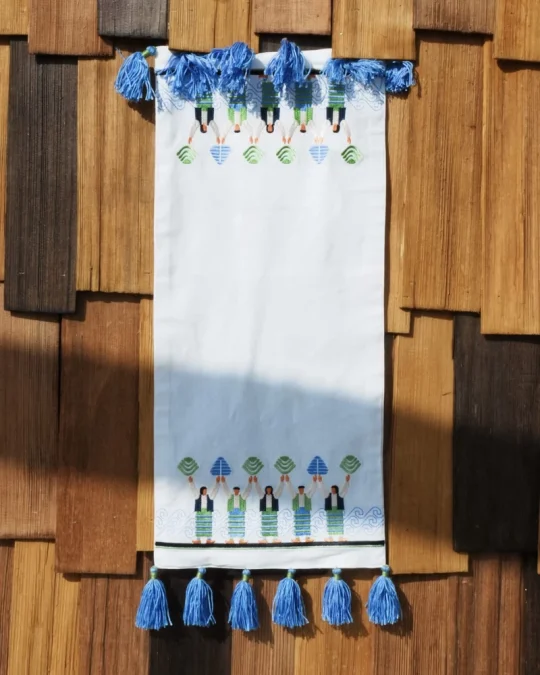 Celebration in Bukovyna Easter Towel