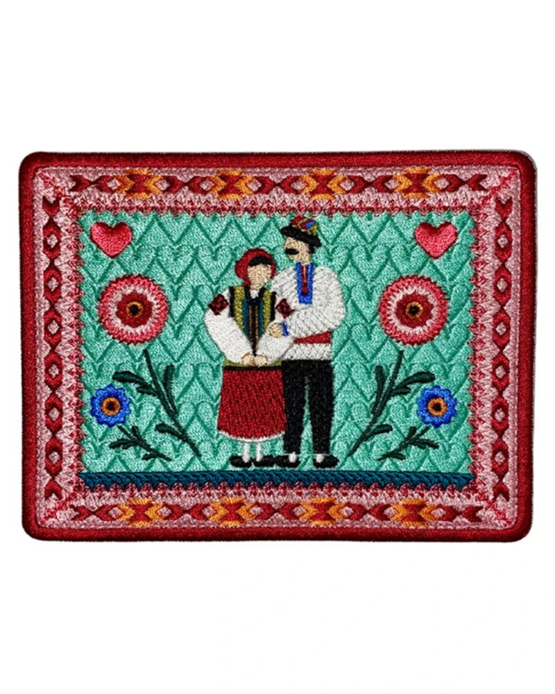 Патч Гуцулка Ксеня червоний
